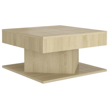 vidaXL Table basse Chêne sonoma 57x57x30 cm Aggloméré