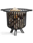 Chauffe terrasse, braséro en acier noir VERONA Ø 60 cm
