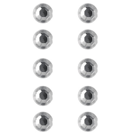 Strass autocollante Cristal 5mm 80 pièc.