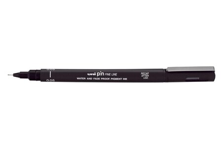 Feutre technique 0 5mm pin 05200 pte calibrée noir uni-ball