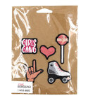 Patchs brodés Girls gagn 3 à 6 cm 5 pièces