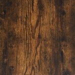 vidaXL Tables de chevet 2 Pièces chêne fumé 40x42x50 cm bois ingénierie