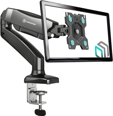Onkron g80 blk support de bureau pour écran pc de 13 à 32 pouces noir