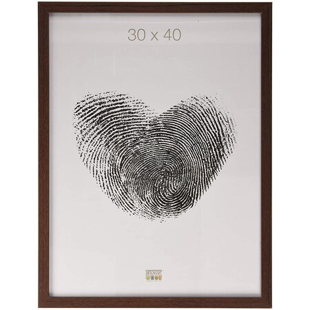 Cadre Photo 30x40 cadre bois marron foncé DEKNUDT