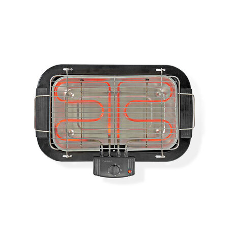 Nedis Barbecue Électrique Rectangulaire 38x22cm 2 000 W