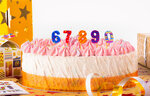 Bougies d'anniversaire chiffres 0 6 7 8 9
