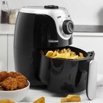Tristar mini friteuse 1000 w 2 l noir