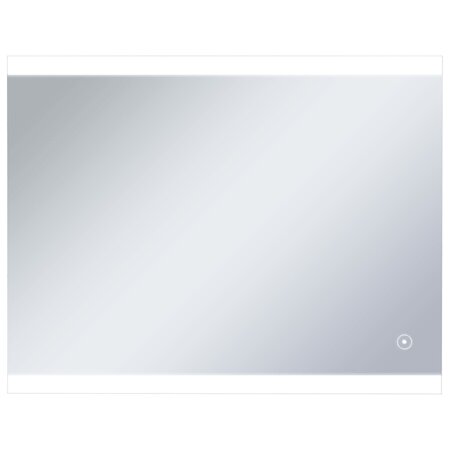 vidaXL Miroir mural à LED de salle de bain et capteur tactile 80x60 cm