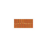 Perle Rocaille tube garniture argentée Orange 15 g