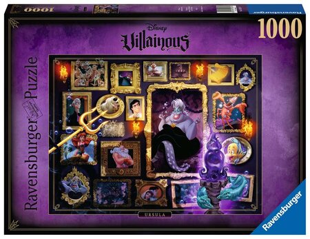 Ravensburger puzzle 1000 pièces - ursula (collection disney villainous)