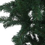 vidaXL Arbre de Noël artificiel renversé pré-éclairé et boules 150 cm