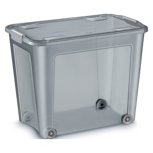 Boîte de rangement smart box 67 litres recyclée translucide - cep