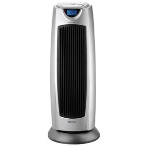 Qlima radiateur soufflant portable 2000 w noir et argenté efh2520