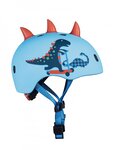 Casque Vélo et Trottinette Dinosaure 3D  boucle magnétique  lumière LED intégrée  Taille S
