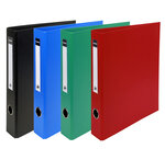 Classeur Rembordé Pvc 4 Anneaux En D De 40mm En 3ème De Couverture - A4 Maxi - X 15 - Exacompta