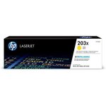 Hp 203x toner laserjet jaune grande capacité authentique (cf542x) pour hp color laserjet pro m254/m280/m281