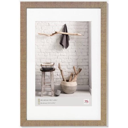 Walther design cadre photo home 50x70 cm marron