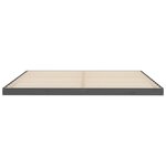 vidaXL Cadre de lit Gris 200x200 cm Bois de pin massif