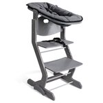 Tissi transat bébé pour chaise haute tissi gris