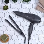 Livoo Coffret cadeau sèche-cheveux et fer à lisser Noir
