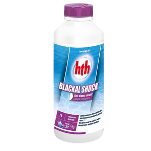 Anti-algues choc - blackal shock 1 litre - hth - traitement piscine et spa