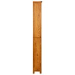 vidaXL Bibliothèque à 6 étagères 80x22 5x180 cm Bois de chêne massif