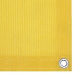 vidaXL Écran de balcon Jaune 120x500 cm PEHD