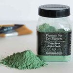 Pigment en poudre - sennelier - terre verte - pot de 200 ml
