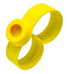 Bracelet de montre mini uni jaune