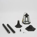Smartwares Lampe d'éclairage de jardin 60 W Noir 125 cm CLAS5000.037