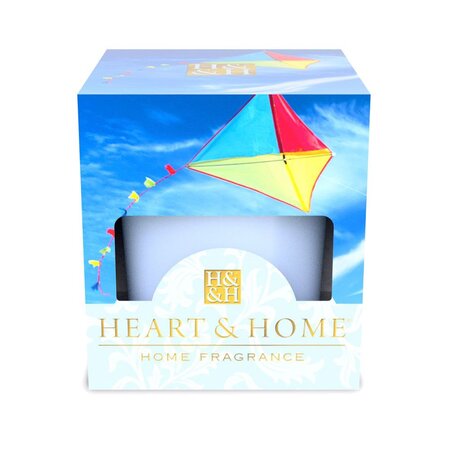 Petite bougie heart and home gardénia  iris et camomille