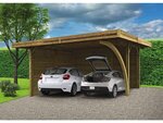 Carport voiture bois - 19.35 m² - 5.06 x 6.06 m