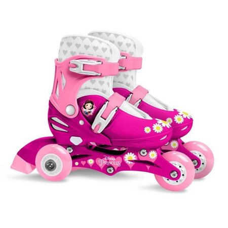 DISNEY PRINCESSES Patins en Ligne Ajustable 27-30 2en1 Triskate