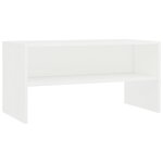vidaXL Meuble TV Blanc 80 x 40 x 40 cm Aggloméré