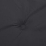 vidaXL Coussin de chaise de terrasse noir (75+105)x50x3 cm