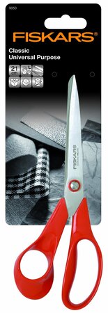 Ciseaux classic universels gauchers 21 cm à lames auto affutantes  inoxydables fiskars