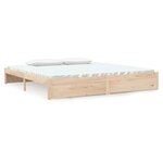 vidaXL Cadre de lit 200x200 cm bois de pin massif