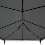 Tectake Tonnelle Emine 4 x 3 m - gris anthracite
