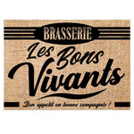 Set de table en toile de jute les bons vivants