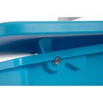 Vipack Bureau réglable enfant avec chaise Bleu clair et blanc