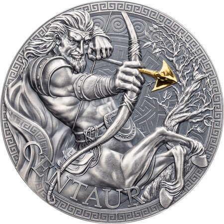 CENTAUR The Great Greek Mythology 1 onces argent monnaie 1000 Francs Cameroon 2023