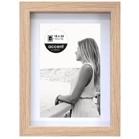 Cadre Nielsen Aura chêne 18x24 Bois + Passepartout NIELSEN DESIGN