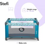 Lit Bébé  Stefi bleuTurqoise