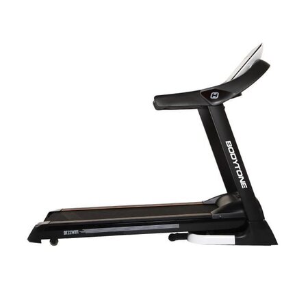 BODYTONE Tapis de course pliable DT-22W, 22 km/h, Ecran tactie avec acces internet ( Netflix, Instagram, Facebook) 5 CV, 18 niveaux