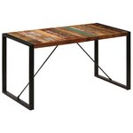 vidaXL Table de salle à manger 140x70x75cm Bois de récupération massif