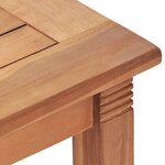 vidaXL Ensemble de salle à manger de jardin 5 Pièces Bois de teck solide