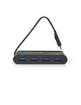 Hub USB Type-C vers 4 ports USB 3.0 TCARF200BK - Nedis