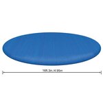 Bestway couverture de piscine flowclear fast set 457 cm