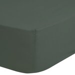 HIP Drap-housse 100x200 cm Vert olive foncé