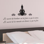 Stickers muraux zen citation